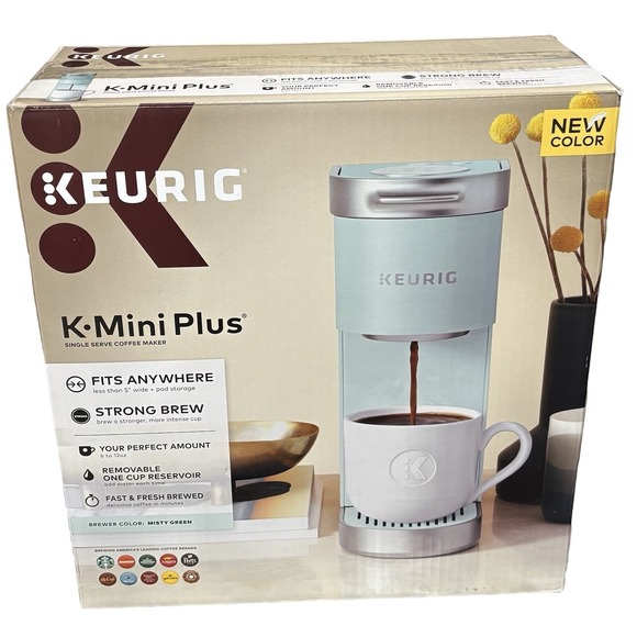 Keurig Other - Keurig K-Mini Plus Single Serve K-Cup Pod Coffee Maker - Misty‎ Green